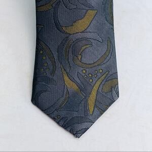 Bugle Boy Vintage 90s grey gold Tie Like new